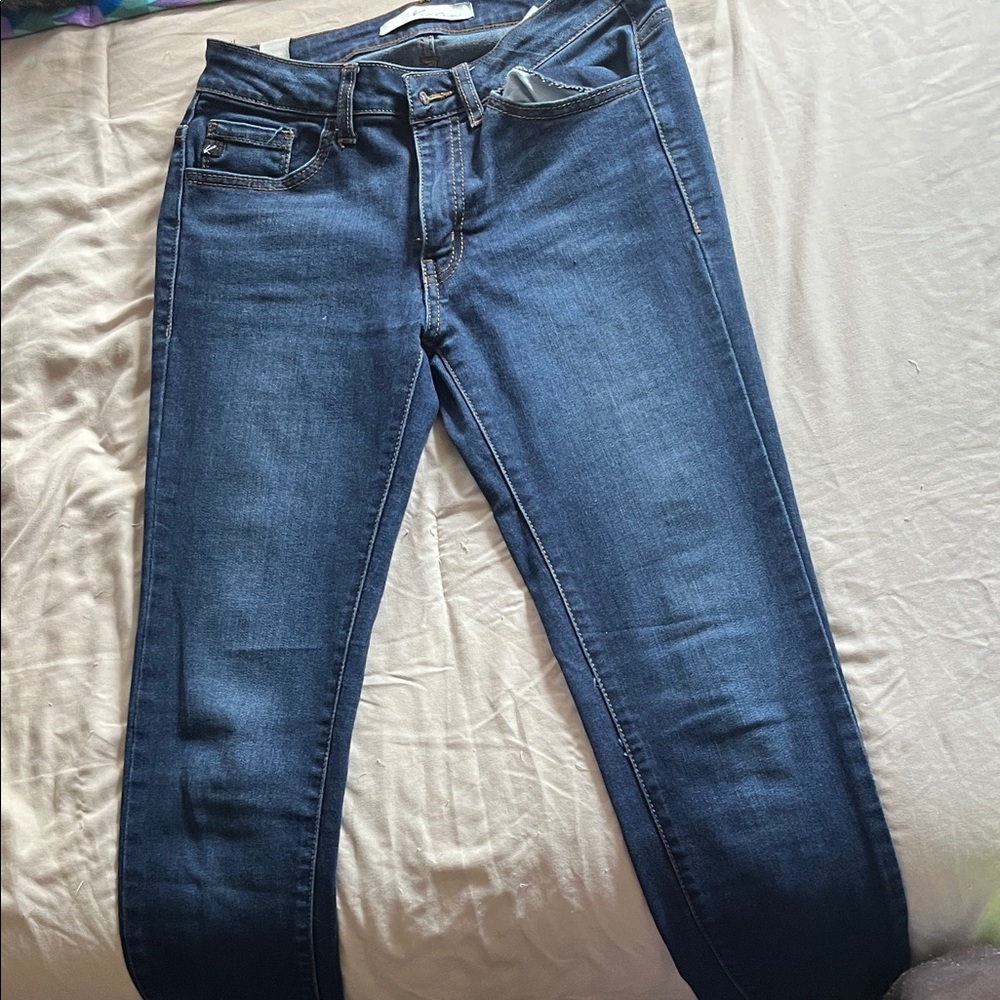 KanCan Dark Blue Women's Skinny Jeans 5